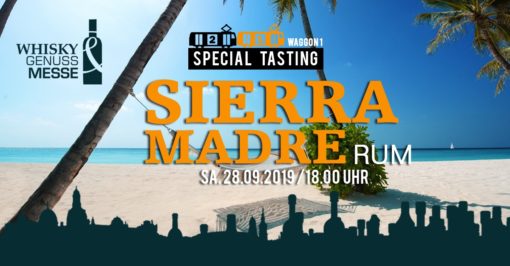 Tasting - Fahrausweise bitte! 1 x Rum Bahn fahr‘n mit Sierra Madre